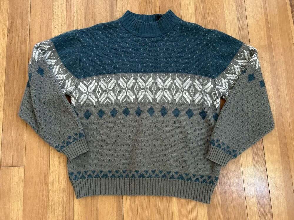 Spettro Vintage Fair Isle Crew Neck Sweater